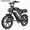 V30 MAX-Black, variant on Movcan 1500W Electric Bike, 48V 15.6Ah Removable Battery, 28 MPH EBike with 20"x4" Fat Tires, Full Suspension, 70 mi Range, Shimano 7-Speed, Hydraulic Disc Brakes - ,UL2849, Black