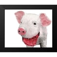 thumbnail image 2 of White Ladder 24x20 Black Modern Framed Museum Art Print Titled - Hamlet the Pig, 2 of 5
