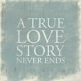 thumbnail image 2 of Grey, Jace 12x12 White Modern Wood Framed Museum Art Print Titled - True Love, 2 of 4