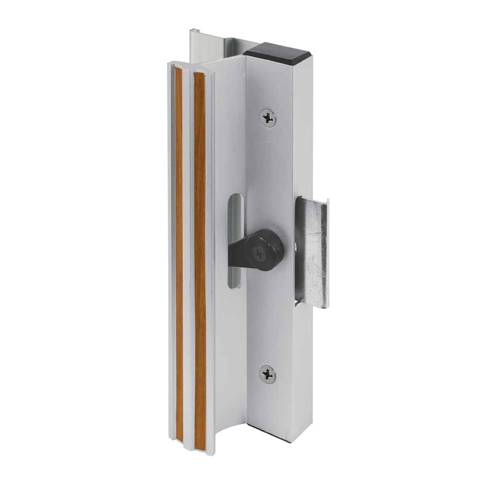 Extruded Aluminum, Mill Finish, Sliding Patio Door with Clamp Type Latch