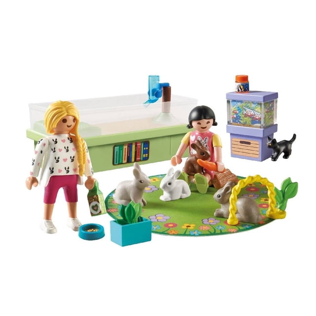 Set de Juego Playmobil My Life Familia de conejos 30 Piezas
