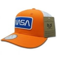 thumbnail image 2 of Rapid Dominance NAS6 NASA Patch Trucker Caps-Orn/Wht, 2 of 2
