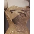 thumbnail image 5 of Women's High End Champagne Color Annual Meeting Evening Dress, 5 of 6