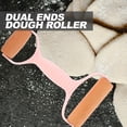 thumbnail image 5 of Pasties Plastic Rolling Pin Kitchen Accesories Washable Dough Roller Double-ended Pink Wood, 5 of 6