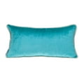 thumbnail image 6 of Parkland Collection Maia 12x24" Solid Fabric Throw Pillow in Royal Blue/Aqua, 6 of 6