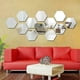 thumbnail image 2 of 3D Honeycomb Mirror Wall Stickers for Home Decor Restaurant Living Room Accents 12 Pieces Hexagonal Design, 2 of 5