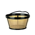 thumbnail image 2 of Permanent #2 4-Cup Cone Shape Gold Tone Coffee Filter fits Mr. Coffee & Cuisinart 4-Cup Coffeemakers, 2 of 3