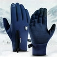 thumbnail image 4 of Unisex Winter Windproof Waterproof Touch Screen Zip Warm Cycling Skiing Gloves, 4 of 8