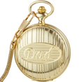 thumbnail image 2 of Reloj de bolsillo Realpoo Gold para papá con cadena, 2 of 8
