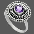 thumbnail image 2 of Amethyst 925 Sterling Silver Ring s.6.5 Jewelry R-1388 AGR1017_E_6.5, 2 of 6