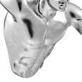 thumbnail image 3 of Runner Man 20" Wall Sculpture // Chrome, 3 of 3