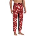 thumbnail image 4 of Kdxio Red Christmas Cheer. Pattern Joggers,Sweatpants for Men with Pockets-XX-Large, 4 of 5