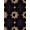 Black Purple Beige, Pattern 3, variant on ODIKA Round Boho Vintage Southwestern Gothic Border Distressed Astrology for Hallway, Study Room, Playroom, Non-Slip Low Profile