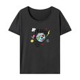 thumbnail image 1 of Camiseta de mujer de verano clásica transpirable con cuello redondo para uso diario en la oficina XL, 1 of 7