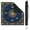 Navy Gold Fl, variant on Navy Blue Chinoiserie Floral Border (2) Mahjong Mat 31.5 x 31.5in,Non-Slip Noise-Reducing for Poker, Cards & Board Games