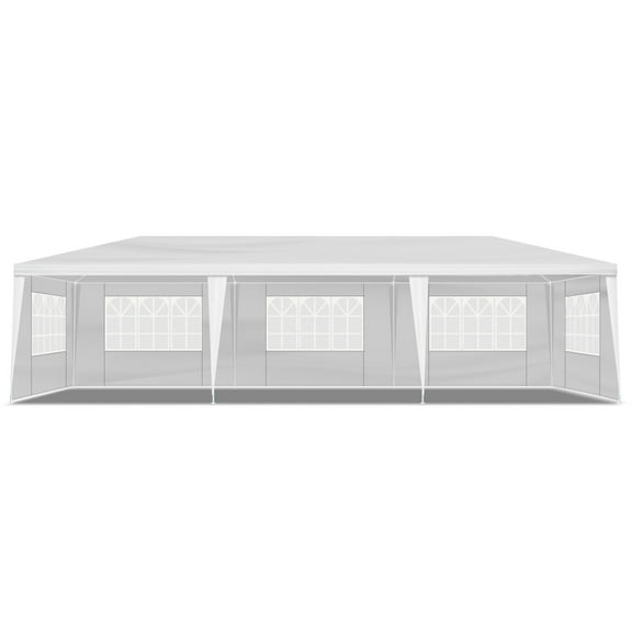 Sptwo Outdoor Canopy Tent for Wedding, Party Event Tent with 5 Removable Sidewalls Heavy-Duty Waterproof Large Gazebo for Birthday Parties, BBQs & Events