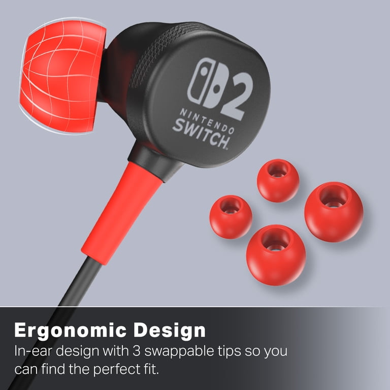 PowerA, Wired Earbuds for Nintendo Switch 2, Black - Walmart.com