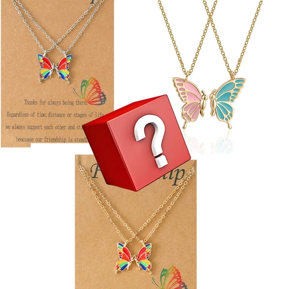 Christmas Mystery Necklace Blind Box 3 Styles 33.3% Chance Each Random Gift（christmas decorations）