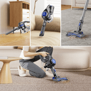 MOOSOO Cordless Stick Vacuum Cleaner 40KPA 40Mins Lightweight for Home Pet Hair Carpet Hard Floor, XL-618A