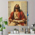 thumbnail image 4 of Qisvanset 12x16 Inch With Frame 2D Flat Wall Art Blessed Highly Favored Vintage Bible Verse Home Poster Decor, 4 of 8