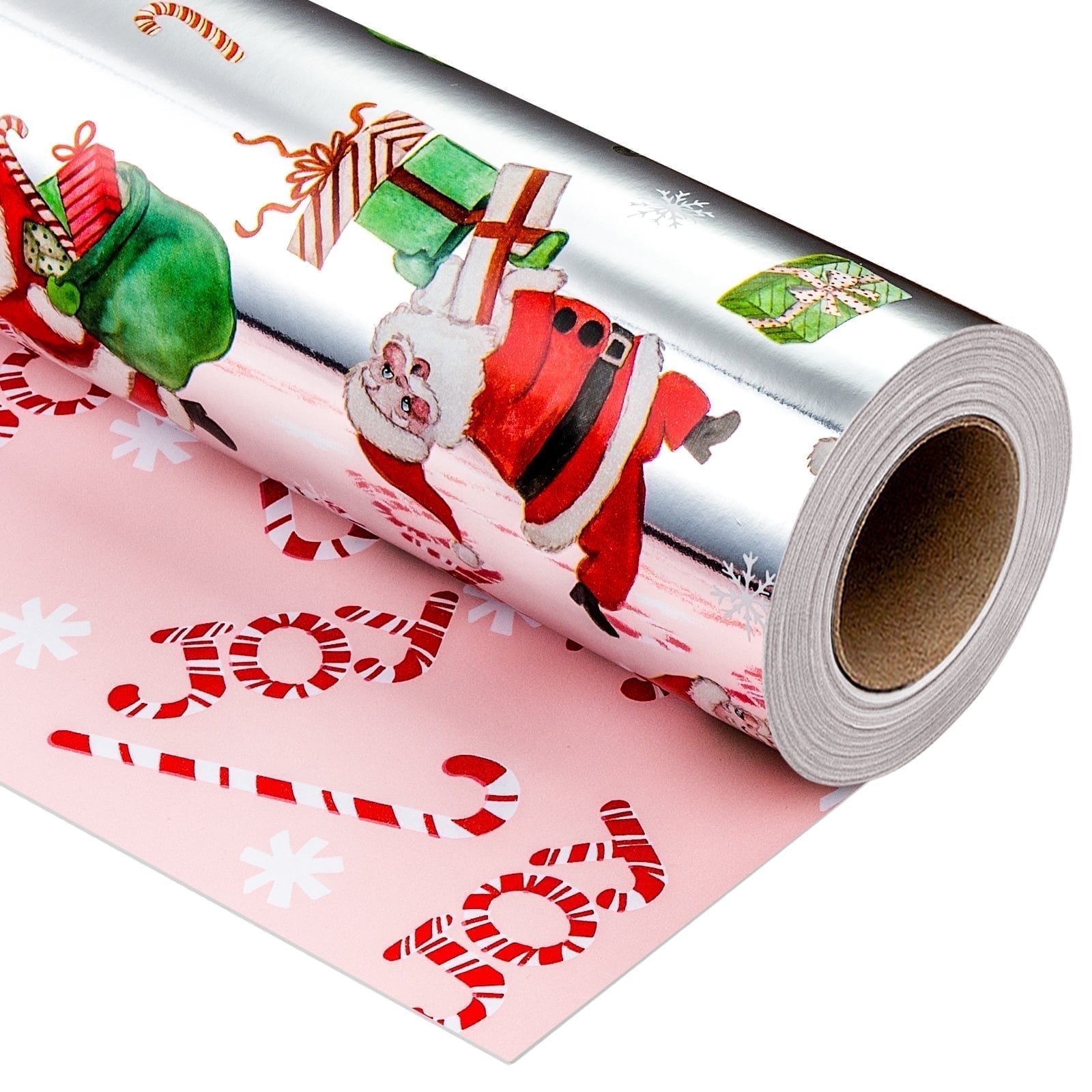 Homeral Reversible Christmas Wrapping Paper Roll photo 1