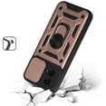 thumbnail image 4 of For Motorola Moto G Stylus 5G 2024 Hybrid Slide Camera Lens Cover with Ring Holder Kickstand Rugged Dual Layer PC Heavy Duty Cover ,Xpm Phone Case [ Rose Gold ], 4 of 9