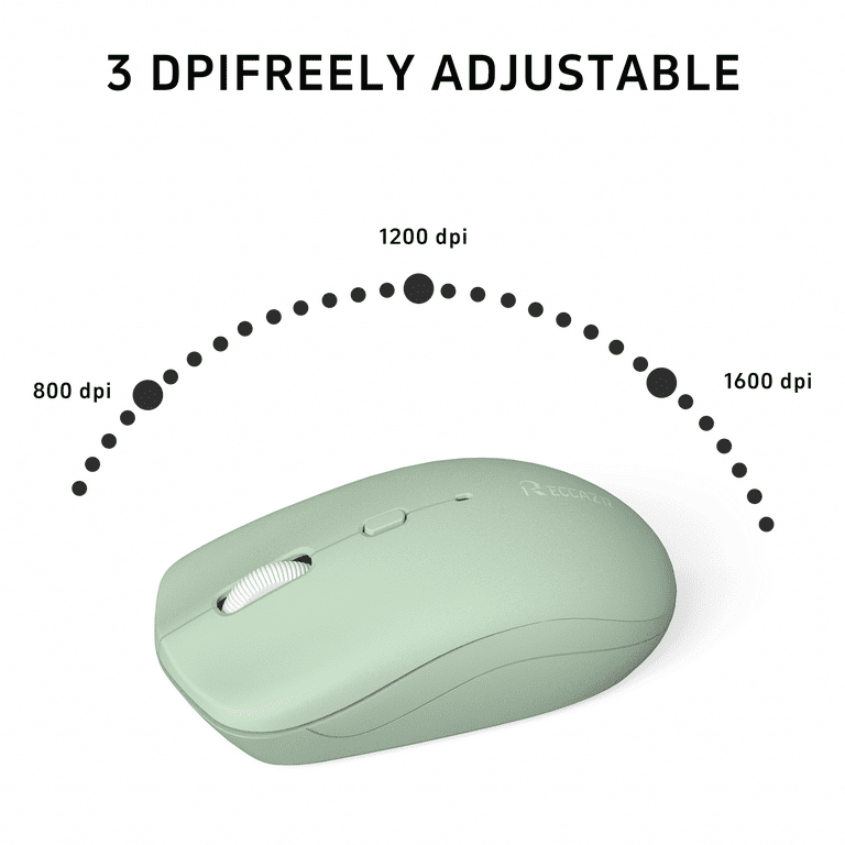Micro Mouse Mini Wired USB Mouse 3-Pack - 1600 DPI, Retractable Cord ...