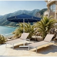 thumbnail image 2 of Meridian Furniture Amalfi Navy Polyester Patio Umbrella, 2 of 11