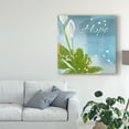 thumbnail image 3 of Trademark Fine Art 'Blue Floral Inspiration IX' Canvas Art by Evelia Designs, 3 of 4