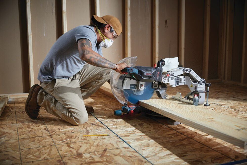 Bosch 18V 12 Inch Dual-Bevel Miter Saw Kit -