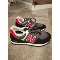thumbnail image 1 of Mens 12 New Balance 574 Red And Black Casual Comfort Sneakers SKU - ML574DP2, 1 of 6