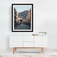 thumbnail image 6 of City and Mountains, Maiori - Maiori Campania Italy Photography Black Framed Wall Art Print 30 x 40 inches, 6 of 7
