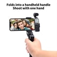thumbnail image 3 of Soporte De Trípode Para Teléfono Con 1/4 Orificio De Tornillo Estabilizador De Teléfono Soporte Para Teléfono Fácil De Usar Antideslizante Plegable Compatible Para Dji Osmo Pocket Phone Gimbal Sweethay EL006863-00, 3 of 6