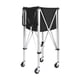 thumbnail image 5 of Canasta de bola de tenis Cart de tenis de tenis ligero soporte de almacenamiento plegable de gran capacidad de gran capacidad para práctica, 5 of 8
