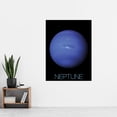 thumbnail image 2 of NASA Our Solar System Neptune Blue Planet Voyager 2 Image Extra Large XL Wall Art Poster Print, 2 of 3