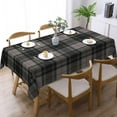 thumbnail image 2 of Rectangle Table Cloth, Gray Plaid Clan Moffat Tartan Resistant Washable Tablecloth Decorative Table Cover for Dining, Indoor and Outdoor, 2 of 6