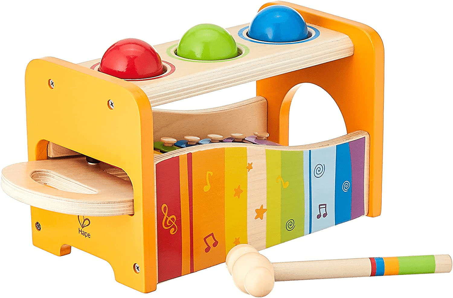 The Wooden Toy Factory Pound & Tap Bench With Xylophone