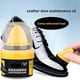 thumbnail image 2 of 2pcs Quick Polish Double-sided Leather Shoe Brush Polish Brush Shoe Maintenance Brightening Cleaning Duster Sponge Wipe Colorless, 2 of 3