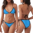 thumbnail image 3 of Fotbe Cute Shark Traje de Baño para Mujer de Dos Piezas – Bikini Sexy de Tirantes Tipo Halter con Diseño Triangular, 3 of 6