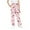 Brown, variant on HaoXun Women's Custom Print Elastic Waist Drawstring Pants with Pockets - Casual Fashion Polyester Long Pants for Home, Yoga, and Daily Wear