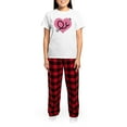 thumbnail image 4 of CafePress - Doctor Nurse Heart Women's Light Pajamas - Women's Short Sleeve Print T-Shirt and Pants Light Cotton Pajama Set, 4 of 7