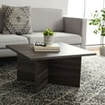 thumbnail image 2 of SAFAVIEH Cathen Contemporary 32 in. Square Coffee Table, Black (32 in. W x 32 in. D x 16.5 in. H), 2 of 9