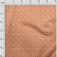 thumbnail image 3 of oneOone Polyester Spandex Orange Fabric African Fabric For Sewing Printed Craft Fabric By The Yard 56 Inch Wide, 3 of 5