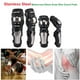 thumbnail image 1 of Fiudx Coderas, Rodilleras y Espinilleras de Acero Inoxidable, Transpirables, de Polipropileno de Alta Resistencia, con Correas Elásticas para Un Ajuste Seguro, Ideales para Motocicletas, Ciclismo y E, 1 of 7