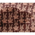 thumbnail image 4 of oneOone Viscose Chiffon Fabric Rabbit Block Printed Fabric 1 Yard 42 Inch Wide, 4 of 4