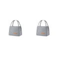 thumbnail image 1 of Bolsa de almacenamiento de almuerzo Eigraketly organizador portátil con aislamiento térmico Gris Pequeña 2piezas, 1 of 6
