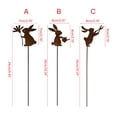 thumbnail image 6 of BYNNIX Metal Yard Stake,8'' Animal Sign Garden Ornaments for Spring Animal Art Decorations, 6 of 17