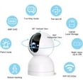 thumbnail image 2 of Rraycom 2K Pan/Tilt Baby Monitor, 4MP QHD, Motion Detection, Two-Way Talk, Color Night Vision, WiFi 6, Works with Alexa, 2 of 9
