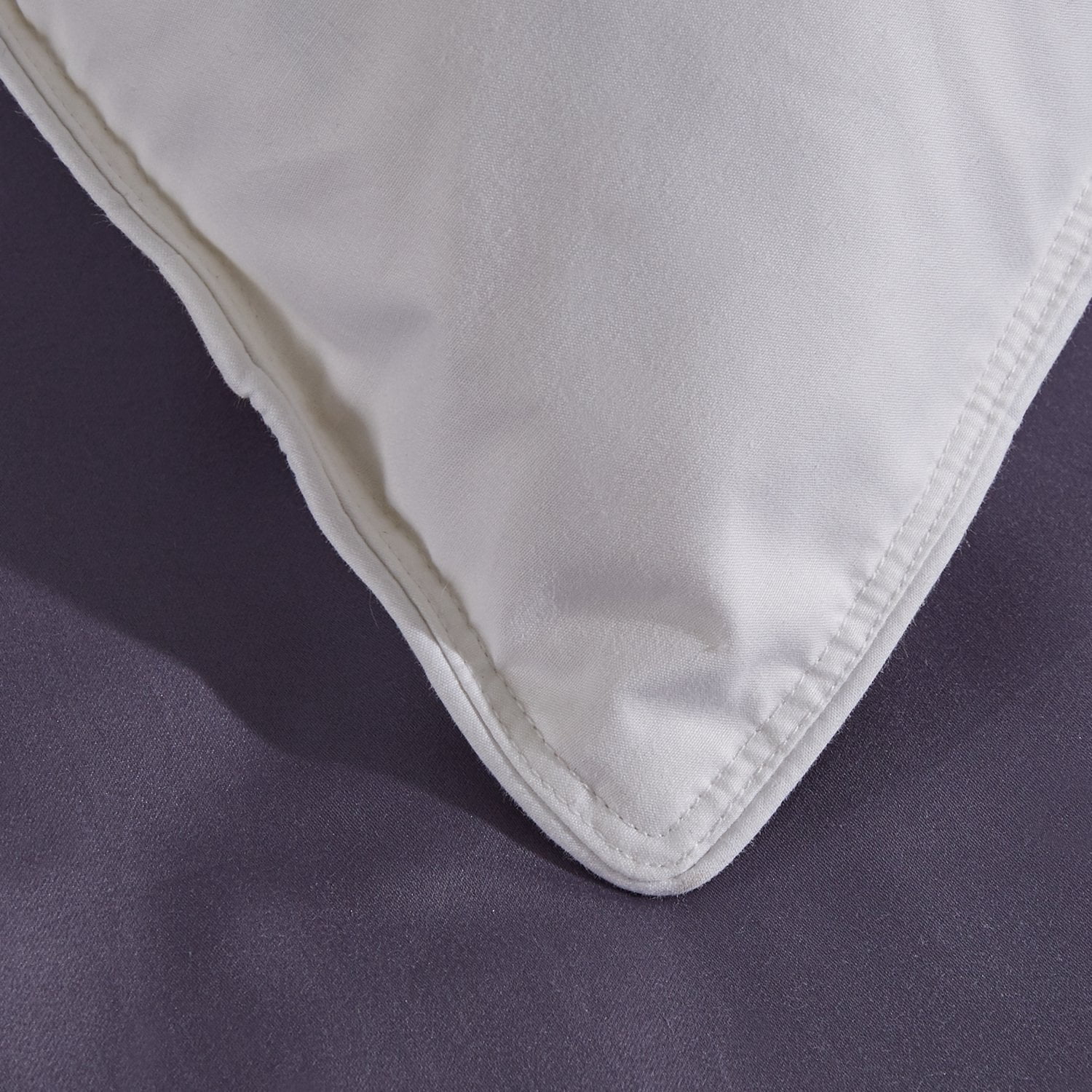 Puredown White Goose Feather and Down Pillow, Queen, Set of 2