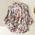 thumbnail image 1 of Mefallenssiah T-Shirt Décontracté Mode Femme Manches Courtes Col en V Chandail en Molleton Hauts Blouse, 1 of 3